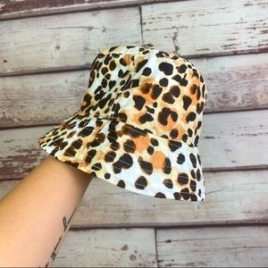 H&M Leopard Print Bucket Hat